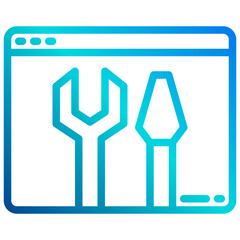 Development outline icon