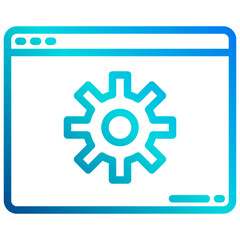 Setting outline icon