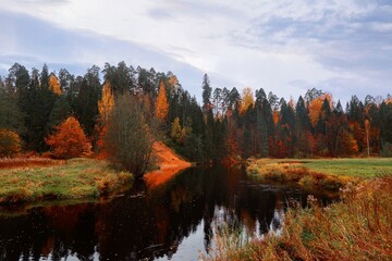 Obraz premium autumn in the mountains