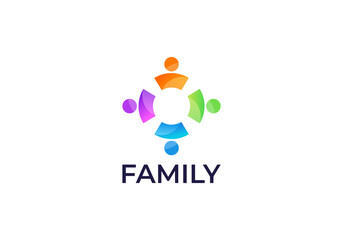 FAMILY SOCIAL COMMUNITY LOGO DESIGN