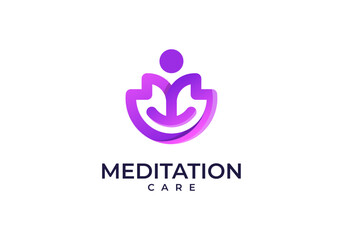 MEDITATION CARE BEAUTY LOGO DESIGN
