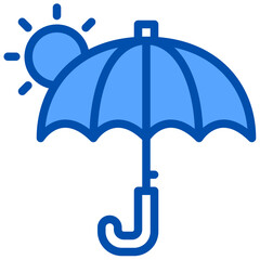Umbella_2 blue outline icon