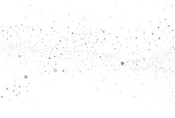 Light silver glitter confetti background. White festive texture.