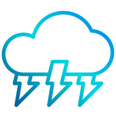 Stormy outline icon