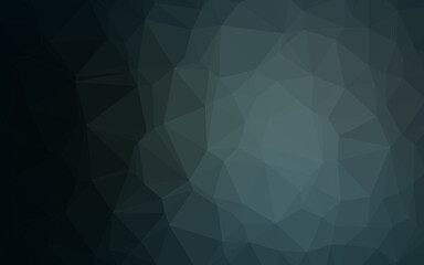 Dark BLUE vector blurry triangle texture.