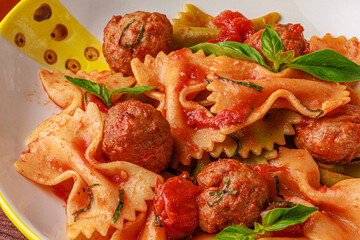 Farfalle pasta 