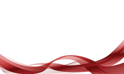Red curve wave backdrop background clipart