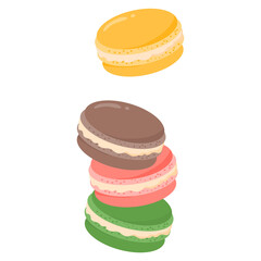 Colorful macaroons
