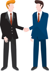 Set PNG illustrations flat design concept business and working activity in company.