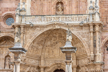 Obraz premium Astorga Cathedral. City on the Camino de Santiago. Leon, Castile and Leon, Spain
