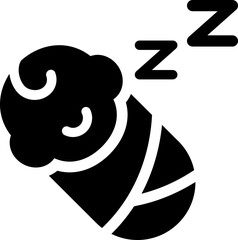 Baby sleep icon