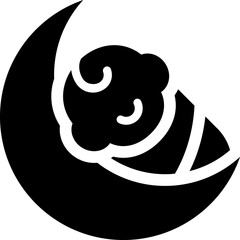 Baby dream icon