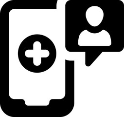 Online medical doctor icon