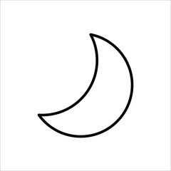 Sleep outline vector icon. Linear style sign for mobile concept and web design. Logo Sleep illustration. Single high quality symbol.