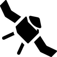 Space satellite icon