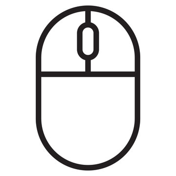 Mouse Outline Style Icon