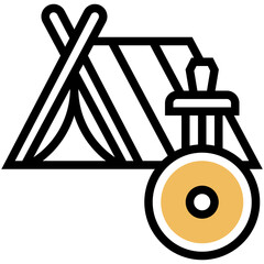 Tent icon