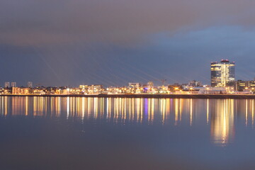 Naklejka premium Reykjavik by night