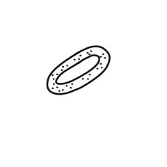 doodle breakfast icon