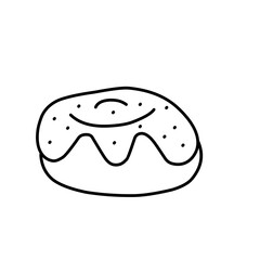 doodle breakfast icon