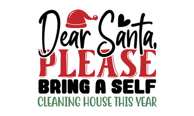 Funny Christmas SVG Design Template