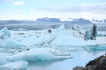 Fototapeta na wymiar Iceberg, Iceland