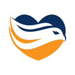 Eagle head logo vector design. bird vector template design.