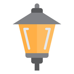 Lamp flat style icon
