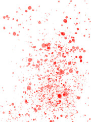 Isolated red paint blood blood splatter - 540024997
