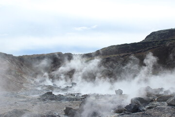 Obraz premium Icelandic thermal area