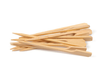 Finger food sticks isolated on white background.