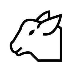 Goat Vector Icon