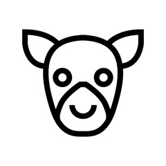 Calf Vector Icon