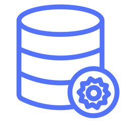 cog database settings settings setup setup database line icon