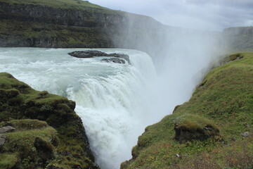 Fototapeta premium Icelandic falls, Gullfoss