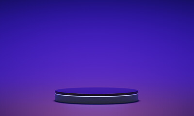 3d background products display podium scene. background 3d rendering with podium. stand to show cosmetic products. Stage showcase on pedestal display beige studio. 3d rendering illustration