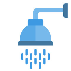 Shower flat style icon