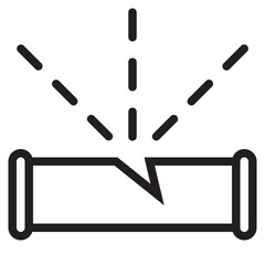 Leak outline style icon