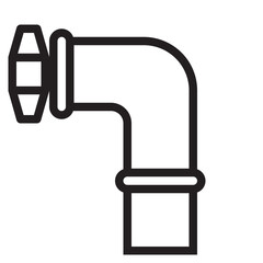 Pipe outline style icon