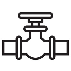 Valve outline style icon