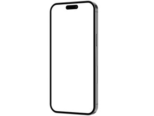 Fototapeta na wymiar phone isolated on white screen for make mockup premium png with high resolution