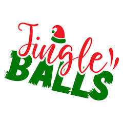 Naklejka premium Jingle balls SVG SVG