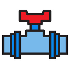 Valve color line style icon