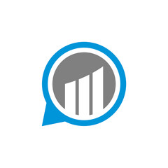 Chart Logo can be use for icon, sign, logo and etc