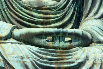 hands of the great buddha statue