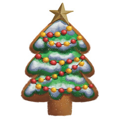 Christmas Cookies, Gingerbread PNG 