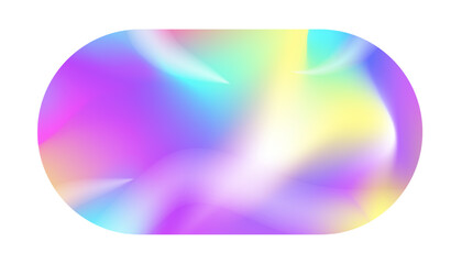 Holographic vector sticker colorful modern style isolated on white background vector 10 eps