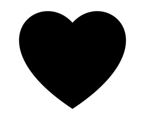 heart isolated on white background icon illustration