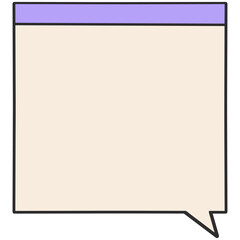 Message Pop-up Window Frame Mockup