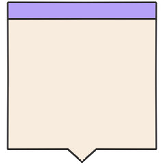 Message Pop-up Window Frame Mockup